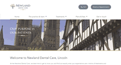 Desktop Screenshot of newland-dental.co.uk